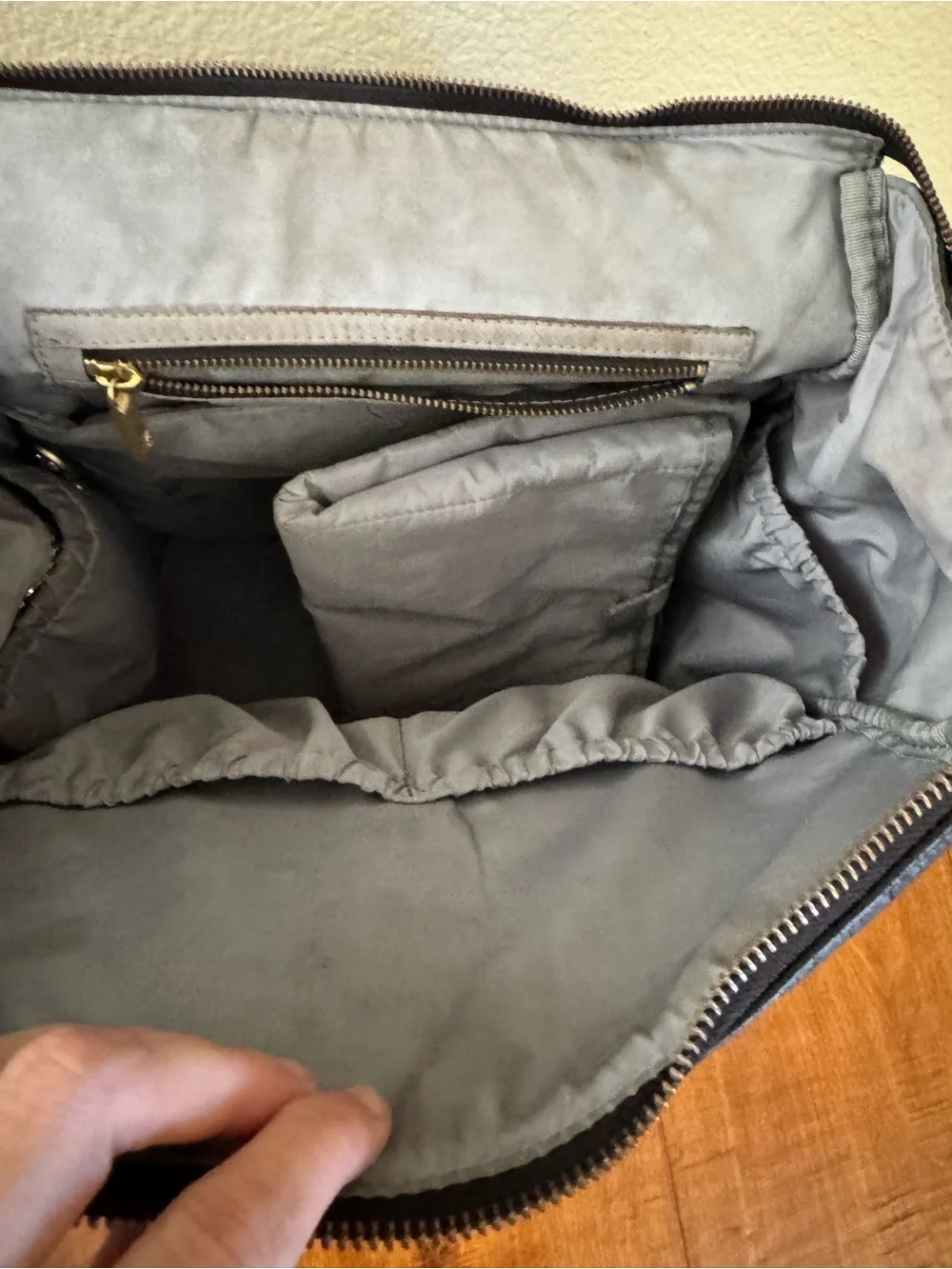 Freshly Picked Black Faux Leather Diaper Backpack